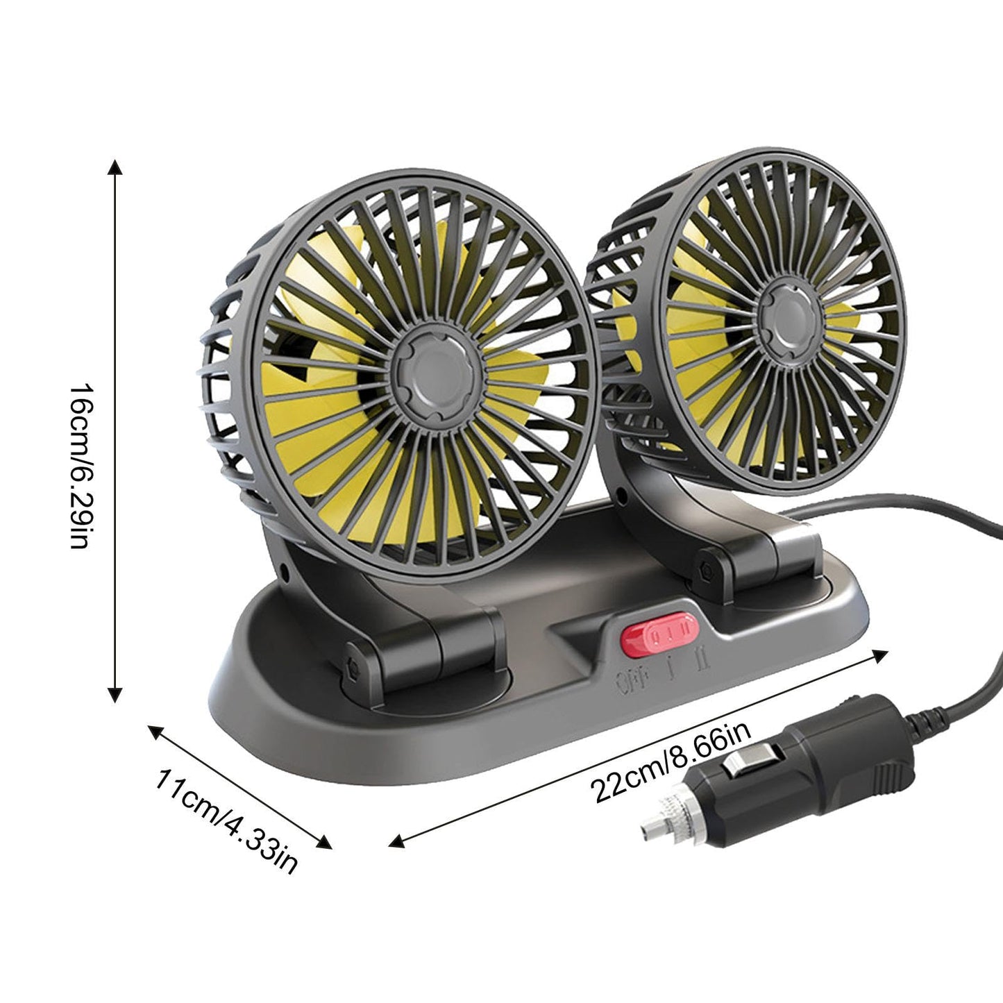 Ventilador Doble Auto